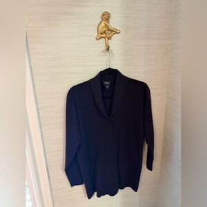 Eileen Fisher shawl collar wool cardigan